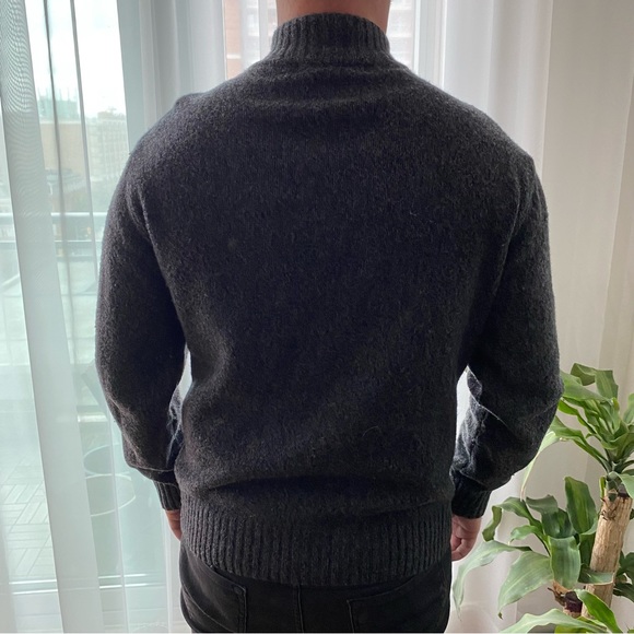 Daniele Blasi Men’s Wool Gray Sweater Size Small Made in Italy - Picture 3 of 8